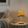 thumbnail image 5 of Table Lamps 3 Color 10 Way Dimmable LED Nightstand Lamp for Bedroom, Living Room, Home Office Sunflower Oil Painting Medium, 5 of 7