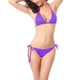 thumbnail image 1 of Conjunto de Bikini Acolchado sin Mangas, Traje de Baño de Corte Alto para la Playa Y la Piscina, 1 of 6