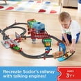 thumbnail image 2 of Set de tren de juguete Thomas y sus amigos Talking Thomas y Percy 3+Y Mattel Thomas y Friends, 2 of 6