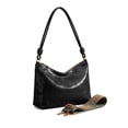 thumbnail image 3 of LAVA Medium Hobo Bag Vintage Soft Crossbody Bag Retro PU Shoulder Bag Women Fashion Handbag Tote Purse (Black), 3 of 8