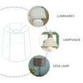 thumbnail image 3 of RUNROTOO Lamp Bracket for Shade Iron White with Craftsmanship 1Set, 3 of 8
