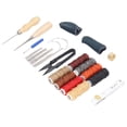 thumbnail image 3 of Leather Sewing Kit, All In One Leather Craft Tools Hand Made DIY Repair Kits 32Pcs  For Stamping For Beginner, 3 of 8