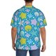 thumbnail image 3 of Balery Starfish Camisa Casual de Manga Corta con Botones para Hombre, Texturizada, Estilo Cubano, para Playa, Verano-Small, 3 of 5