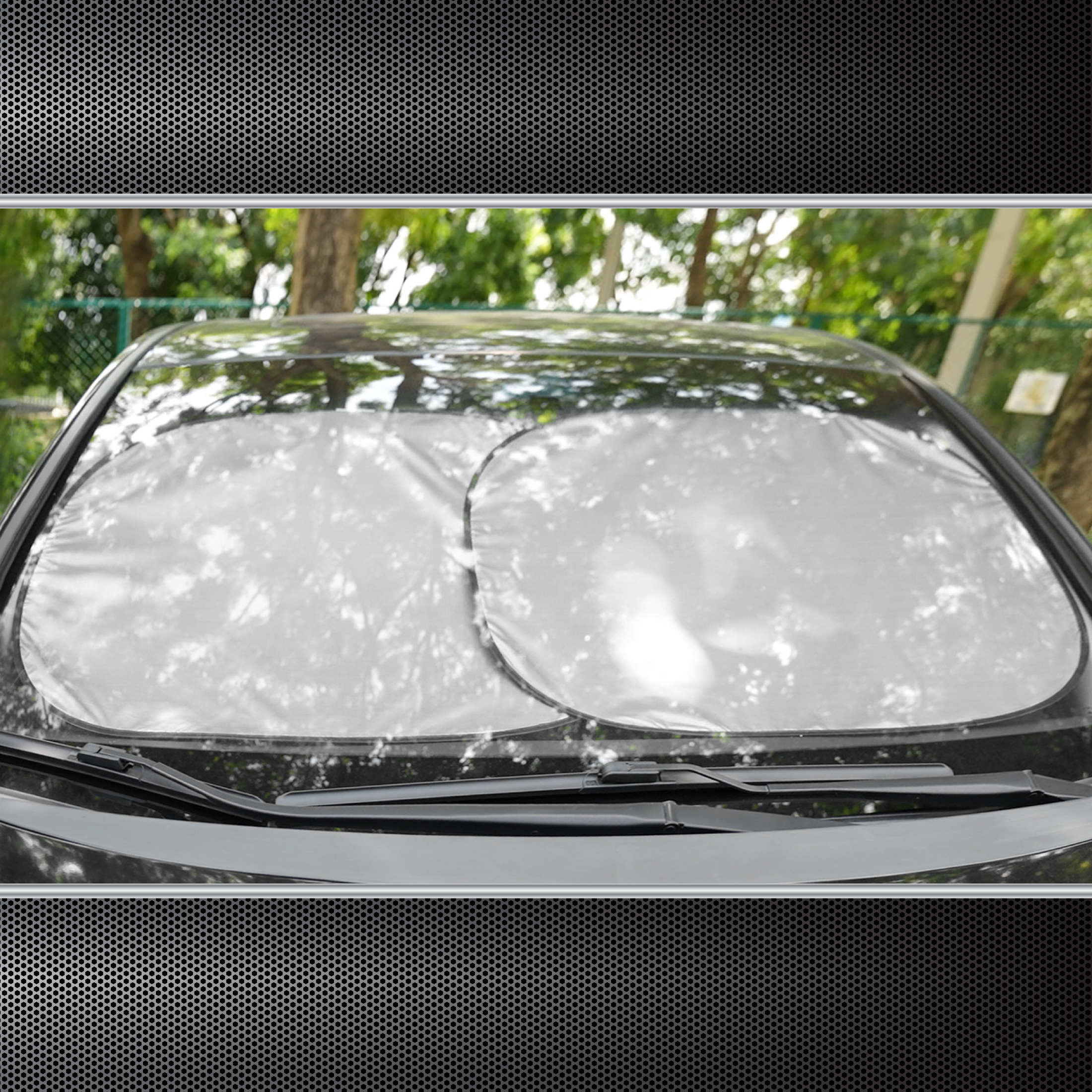 Auto Drive Universal Fit Black Twist Sunshade, 1 Pair photo 7