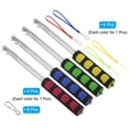thumbnail image 3 of Unique Bargains 1.4M/4.6ft Telescopic Handheld Flagpoles,4Set Pointer Stick Sponge Handle 4color, 3 of 8