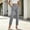 *Dark Gray, variant on ClodeEU Women's High Waist Cropped Straight Leg Dress Pants,Casual Work Trousers with Pockets Beige,Women's Plus L