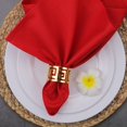 thumbnail image 5 of Estos servilleteros dorados tienen una superficie lisa que no dañará tus servilletas mientras decoras, y también es fácil de usar 【Fácil de limpiar】:, 5 of 5