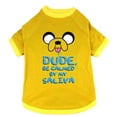 thumbnail image 1 of Camiseta Adventure Time Jake Saliva Dog amarilla talla S, 1 of 5