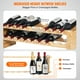 thumbnail image 3 of Estante modular apilable VEVOR para vinos de 18 botellas de madera maciza de Bambú 2 niveles, 3 of 9
