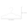 thumbnail image 2 of MLINS 50 Pcs Children Hanger Baby Girl Child 29.00X16.50X0.70CM White, 2 of 8