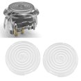 thumbnail image 1 of 28.5mm Button Caps for Professional  Games, Compatible with Kailh, Cherry, TTC, Akko Switches, 14Pcs Transparent PC Button Covers with Matte Finish, 1 of 7