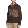 thumbnail image 1 of G.H. Bass & Co. Mens Rock Ridge Full-Zip Cardigan Sweater, Brown, Medium, 1 of 1