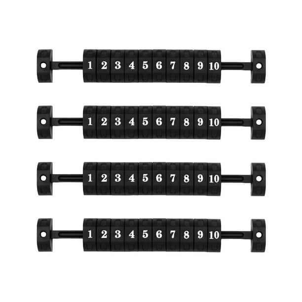 Contador De Puntuación De Fútbol De Mesa 0-9 Marcador De Puntuación De Juego De Mesa De Números Unidad De Conteo De Fútbol De Mesa Duradero Marcador 4 Uds. Speravity FN003295-01