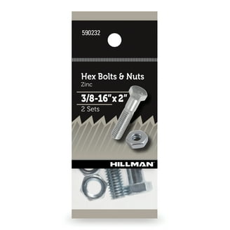 Hyper Tough Nut Washer and Bolt Set with Case 368 Pieces M5 M6 M8