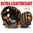 thumbnail image 2 of Franklin Sports RTP Teeball Performance Gloves & Ball Combo, Black/Tan, 9.5", Right Hand Throw, 2 of 4