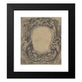 thumbnail image 2 of Gilles-Marie Oppenord 15x17 Black Modern Framed Museum Art Print Titled - Study for a Cartouche, 2 of 5