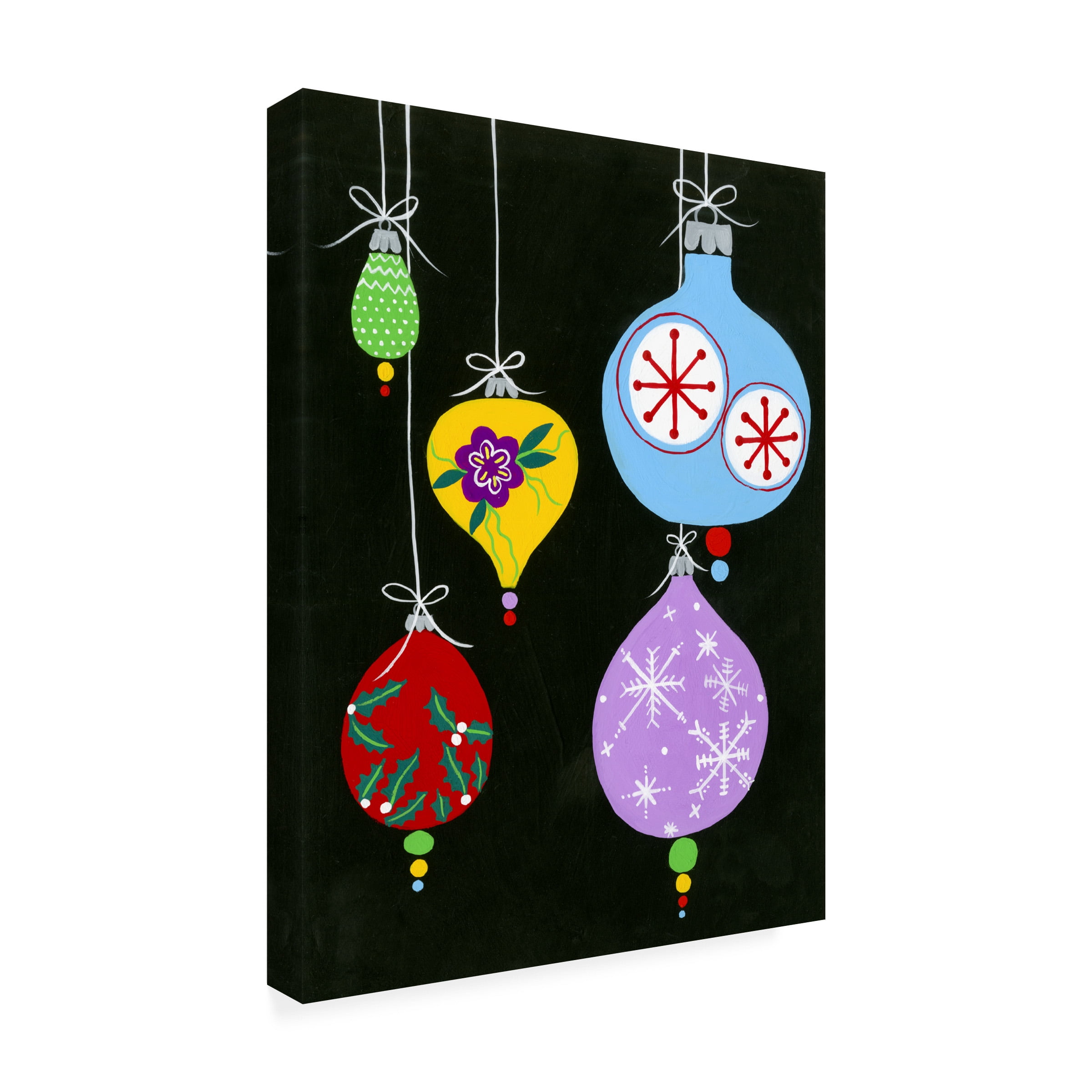 Regina Moore 'Jazzy Christmas III' Canvas Art