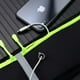 thumbnail image 5 of Riñonera SagaSave Negra Impermeable con Conector para Auriculares para Hombre y Mujer, 5 of 8