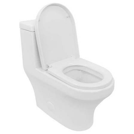 LessCare 1.6 GPF Round One-Piece Toilet (Seat Included)