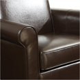 thumbnail image 3 of Bowery Hill Leather Club Chair in Brown, 3 of 5