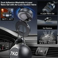 thumbnail image 3 of Soporte para teléfono magnético con ventosa de vacío Soporte para teléfono magnético ajustable 360° Soporte para teléfono magnético para coche gimnasio espejo superficie lisa, 3 of 8