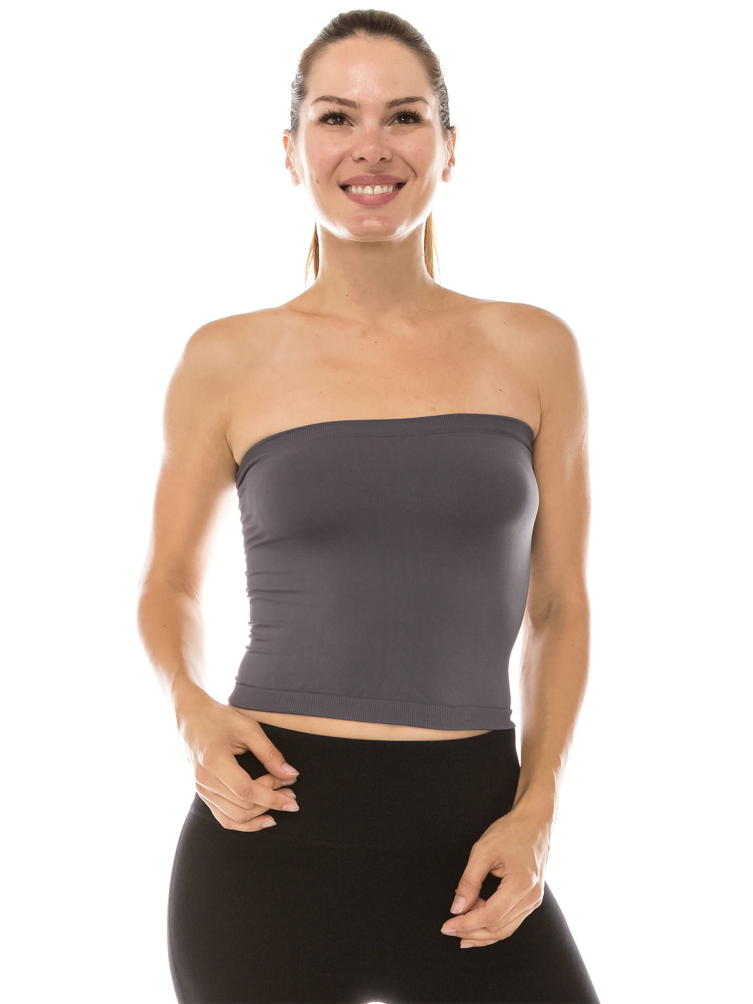 UV Protective Fabric UPF 50+ Kurve Medium Length Bandeau Bra Top Made with Love in The USA