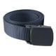 thumbnail image 5 of Cinturón de nailon para hombre, cinturón de tela para hombre con hebilla deslizante para traje vaquero, 32 mm Azul oscuro, 5 of 6