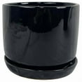 thumbnail image 1 of Couvercle POT Céramique Noir 8 Pouces(Lot de 4), 1 of 1