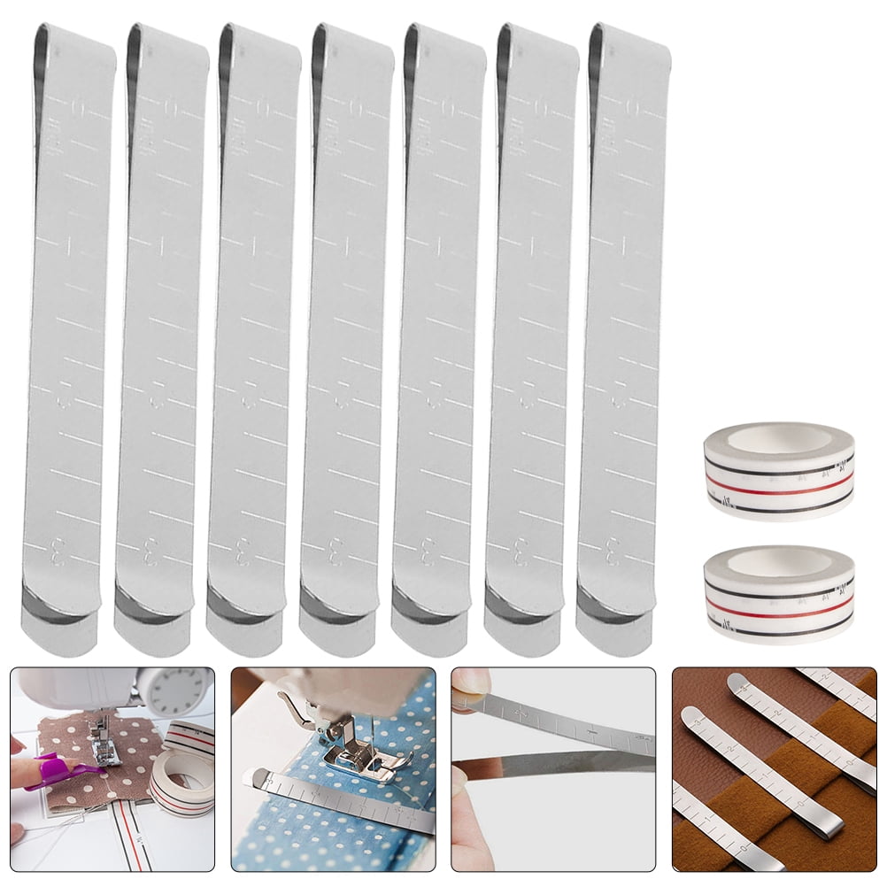 MLINS 2-Pack Knitting Clamps Hemming Clips Sewing and Quilting Clips for Handcraft Measuring and Fabric Holding