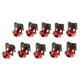 thumbnail image 2 of Set de 20 piezas de Pernos M6 Clips de Reemplazo Accesorios Moto Herramienta Rojo DYNWAVEMX Tornillo de clip de velocidad, 2 of 7