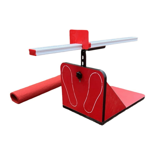 Siruishop Sit and Reach Tester Auxiliary Instrument Compact Ab Machine for Adults Children Red