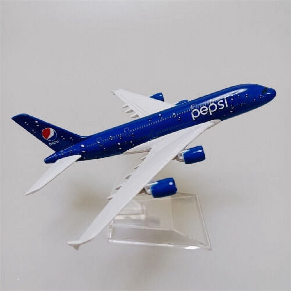 16cm AIR PEPSI Airbus A380 Airlines Diecast Airplane Model Plane Alloy Aircraft