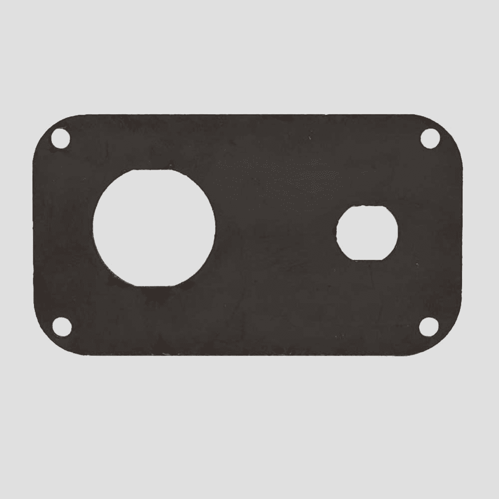 Ranger Boat Blank Ignition Panel 98592105 Black 3 1/2 x 2 Inch