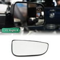 thumbnail image 1 of Left or Right Side Heated Car Door Wing Mirror Glass Auto Rearview Rear View With Base For Dodge Ram 1500 2500 3500 2010-2020 1pc Right-Small, 1 of 6