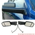thumbnail image 3 of Ikon Motorsports Compatible with 09-12 Ram Telescoping Power Heated Puddle Light LED Signals Tow Mirror 2PC, 3 of 7