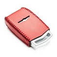 thumbnail image 4 of Vitodeco Leather Key Fob Case Compatible for 2017-2020 Genesis G70, G80, G90, Tailgate, 4-Button, Red, 4 of 6