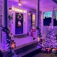 thumbnail image 3 of AGCAN 33ft Halloween Lights, 100 LED Halloween String Lights with 8 Lighting Modes, Waterproof Plug in Outdoor Indoor Tree Wedding Party Garden Halloween Christmas Decorations (Purple), 3 of 14