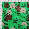 thumbnail image 4 of oneOone Cotton Flex Sea Green Fabric Halloween Fabric For Sewing Printed Craft Fabric By The Yard 40 Inch Wide, 4 of 4