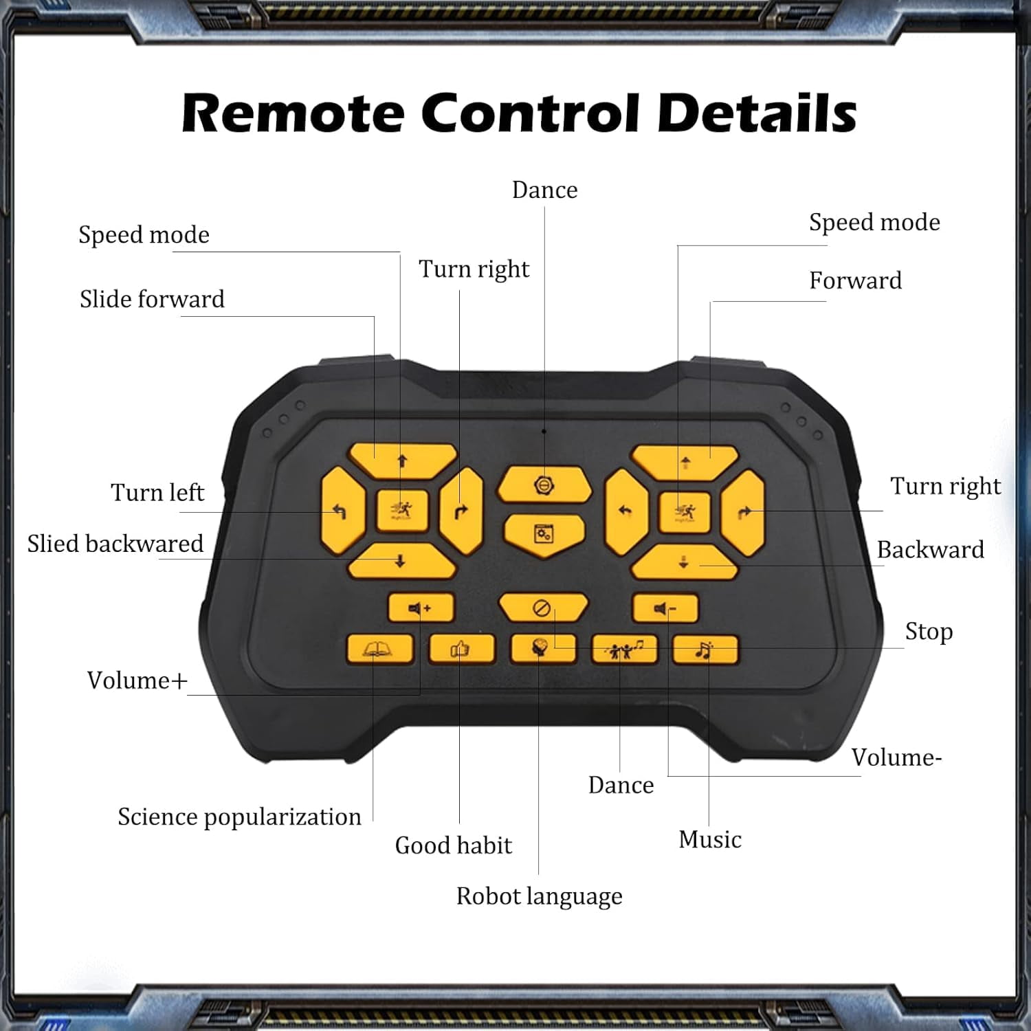 RC Robot Toys for Kids 3 4 5 6 7 8, Smart Programmable Robot with Gesture Sensing, Remote Control Robot for Boys Girls Age 3 4 5 6 7 8-12, Rechargeable