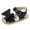 Black, variant on HUANBAI Spring And Summer Children Baby Toddler Shoes Boys And Girls Sandals Solid Color Bow Buckle Open Toe Cute And Comfortable 5