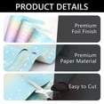 thumbnail image 3 of Tripumer 3-Piece Gradient Wrapping Paper Roll Set 17 inch X 10 feet Featuring Unique Designs with Irregular Polka Dots Star and Happy Birthday Patterns for Creative Gift Wrapping, 3 of 8