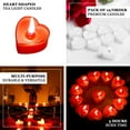 thumbnail image 4 of Efavormart 12 Pack White Heart Shaped Tea Light Candles  Birthday, Proposal, Wedding, Party, Engagement, and Table Decor, 4 of 11