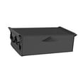 thumbnail image 2 of Bolsa de tela para carrito de compras portátil con forro para vagoneta, para acampar negro, 2 of 9