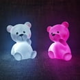 thumbnail image 7 of Night Light Battery Powered Adorable Appearance Non-Glaring Low-Power Consumption Long Lifetime Decorative Vinyl Cute Cartoon Bear LED Night Lamp Decor for Home, 7 of 7