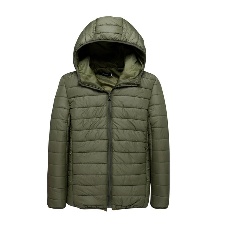 Leesechin Clearance Men Winter Warm Thick Bubble Coat Big and Tall
