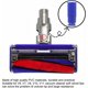 thumbnail image 3 of Manguera de tira de felpa suave de 2 uds Compatible con Dyson V7 V8 V10 V11 accesorios de manguera de aspiradora Dyson para aspiradoras Dyson JAMW Sencillez, 3 of 5
