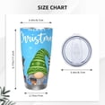 thumbnail image 4 of Salouo Merry Christmas Gnome Print 20oz Tumbler with Lid,Stainless Steel Vacuum Insulated Tumbler Durable Insulated Coffee Mug Thermal Cup with Splash Proof Sliding Lid-Without Straw, 4 of 8