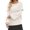 White, variant on Off The Shoulder Sweater for Women Fall Winter Long Sleeve Fold over Oversized Knit Pullover Sweaters
