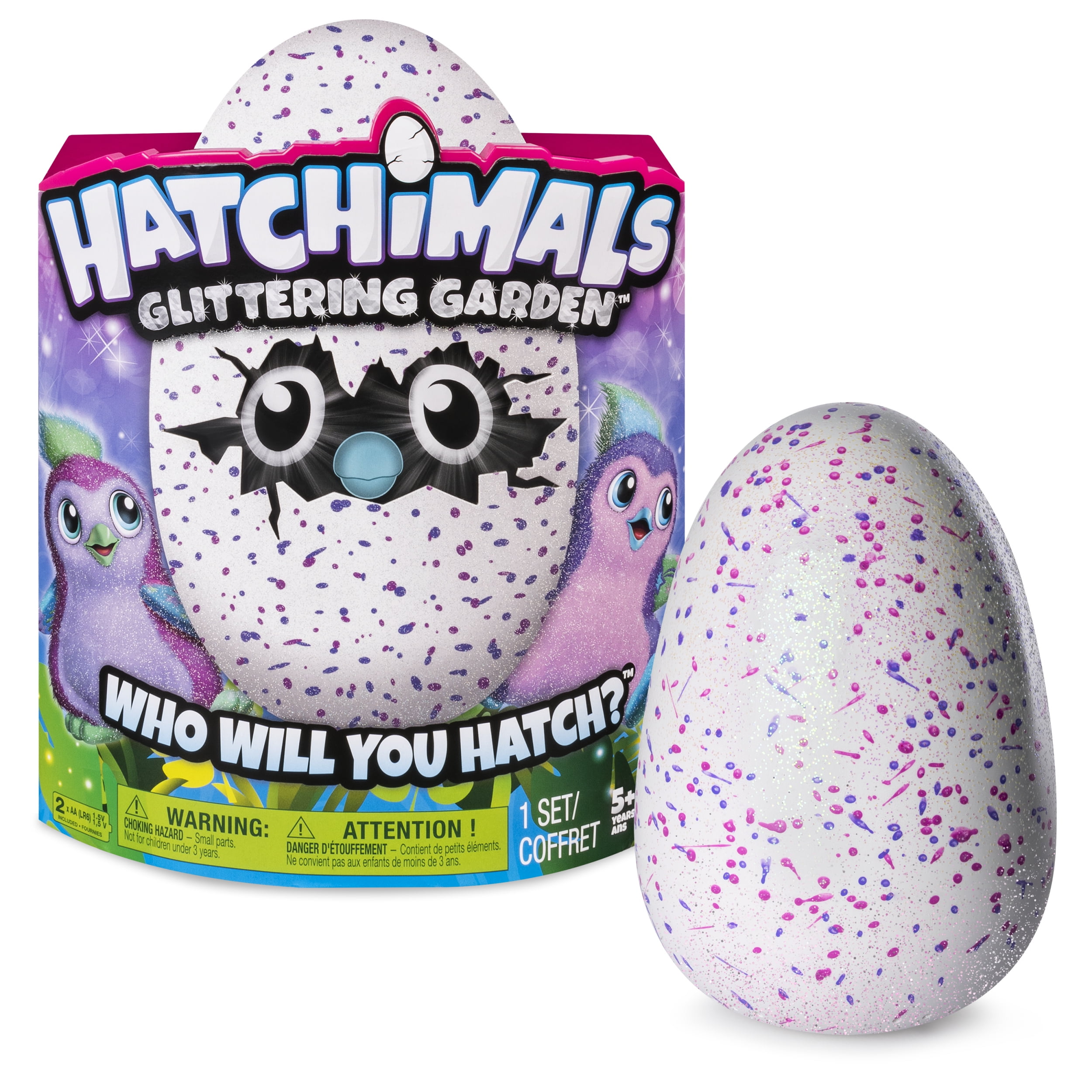 Sparkly Penguala Hatching Egg Interactive Creature Purple Kids Toy by