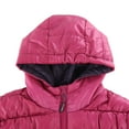 thumbnail image 4 of Krumba Girl's Zip Off Gradient Water Resistant Puffer Jacket Purple 140, 4 of 10